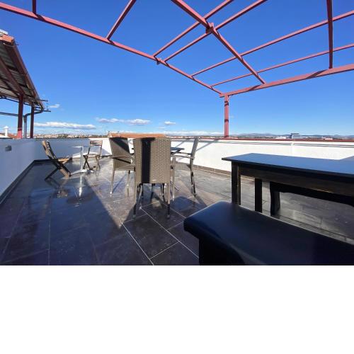 One bedroom appartement with sea view furnished terrace and wifi at Vodice