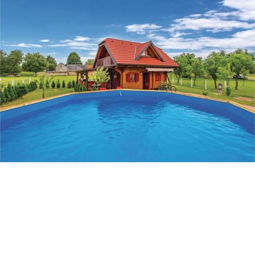 One-Bedroom Holiday home Licko Lesce with a Fireplace 08