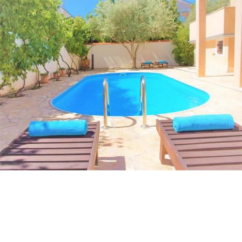 Pool Villa Casa Mia, near the sandy beach, Zadar area, Apartment 3