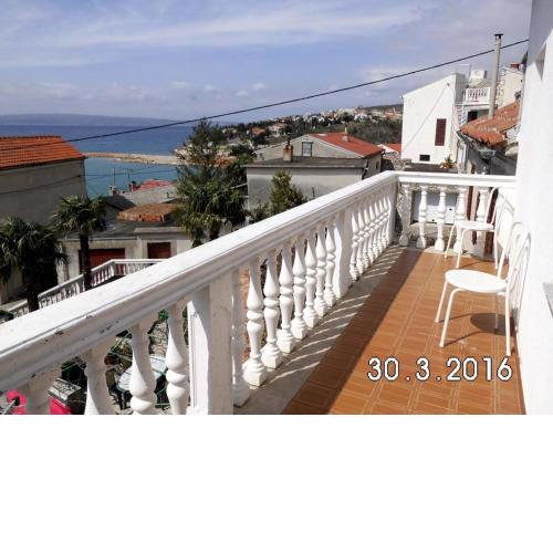 Room in Novi Vinodolski with sea view, balcony, air conditioning, W-LAN 3541-3