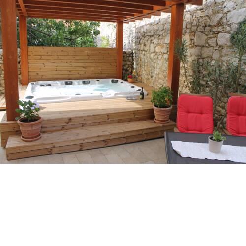 Room in Skradin with balcony, air conditioning, WiFi, washing machine (4921-1)
