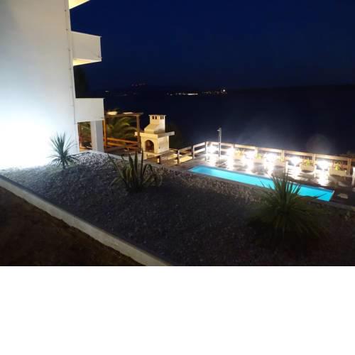 Seaside villa Nikola with pool for 12 persons