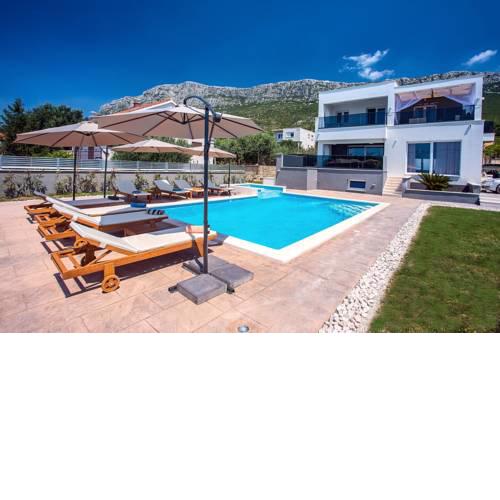Seaview Villa Stanka with Pool and attached Jacuzzi