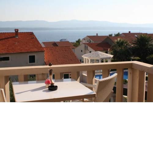 Studio apartment in Bol with sea view, balcony, air conditioning, Wi-Fi (3417-3)