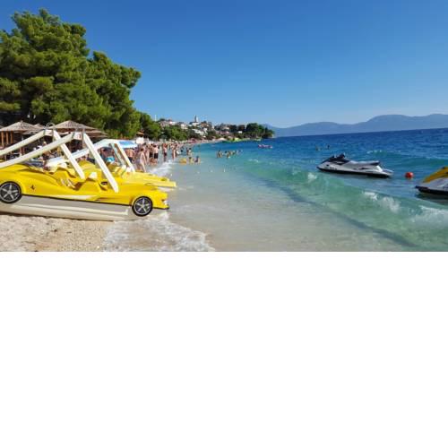 Studio Apartment in Gradac with Sea View, Balcony, Air Conditioning, Wi-Fi (3775-1)