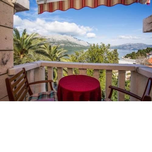 Studio apartment in Korcula with Seaview, Balcony, Air condition, WIFI (116-1)