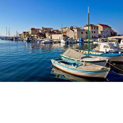 Studio apartment in Tribunj with sea view, balcony, air conditioning 5056-1
