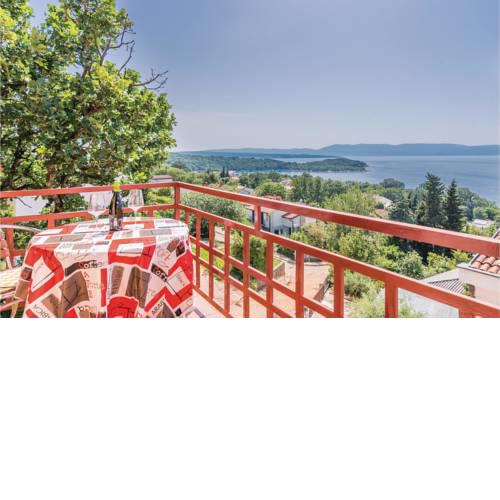 Stunning apartment in Njivice w/ WiFi and 1 Bedrooms