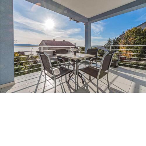 Stunning apartment in Novi Vinodolski with WiFi and 1 Bedrooms