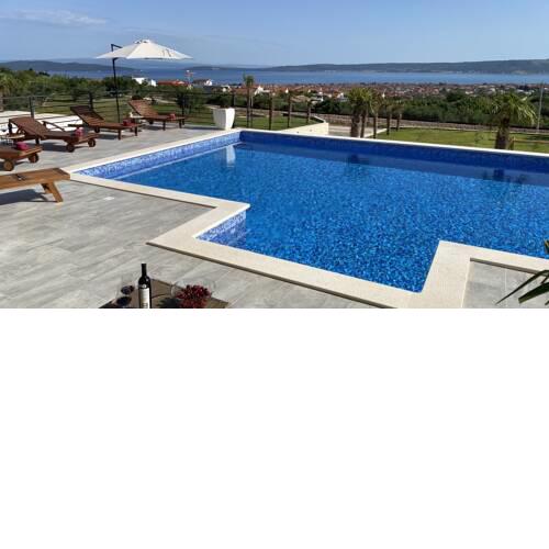 Villa Blue Wave, Amazing sea view and large private swimming pool, 4 bedrooms with 4 bathrooms