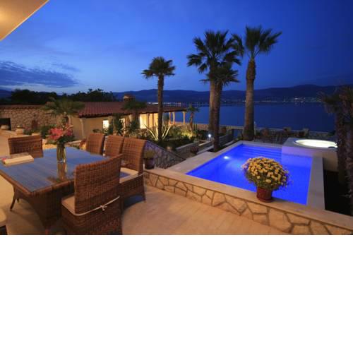 Villa Mirjana - exclusive beachfront 6 bedroom villa with pool