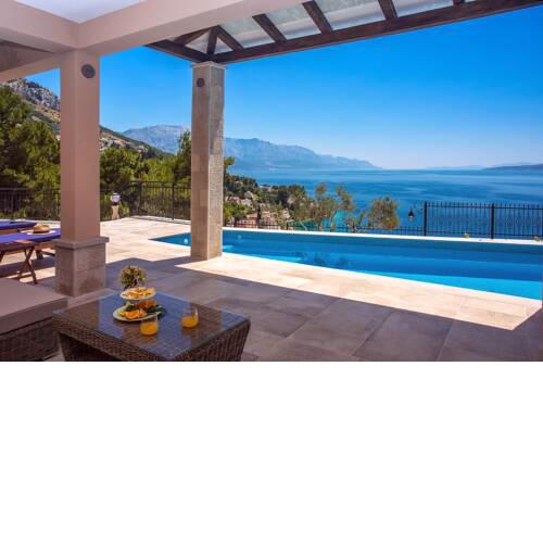 Villa Porto Mimice, 40sqm Heated Private Pool, 4 bedrooms, Sauna, Gym, Billiard