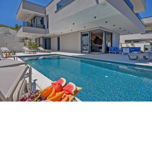 Villa Preko Titanium Modern 4 Bedroom Villa Stunning Sea Views Sauna Gym Split