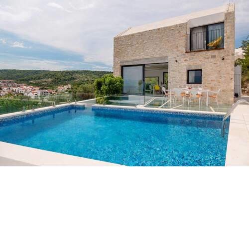 Villa Sutivan - Island of Brač - indoor & outdoor pool - sauna