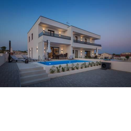 Villa Vodice with TWO HEATED POOLS