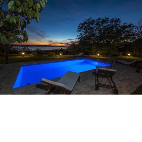 villa Vrh Knježaka - with heated pool